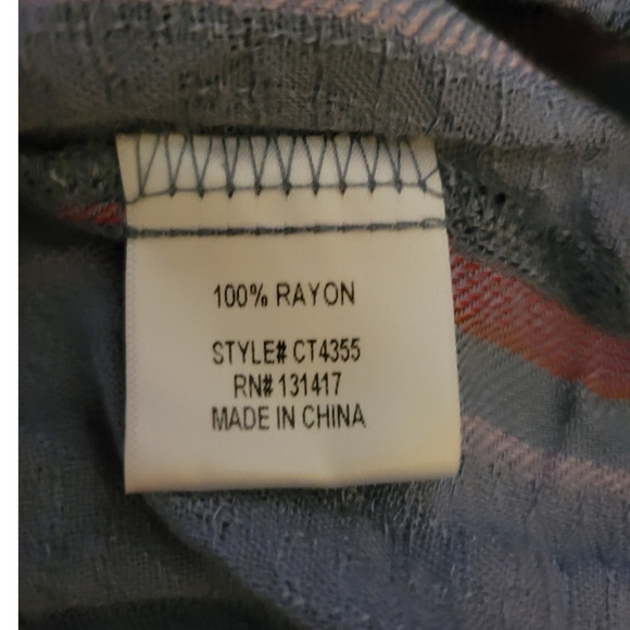 Ruffle Tiered Tank Top Beachy Coastal Stripes Vacation Boho Summer Cruise Size M - Picture 4 of 6